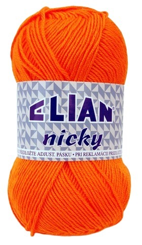 Knitting yarn Nicky 5074 - orange