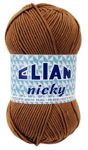 Příze Elian Nicky 5166 - hnědá