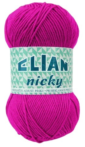 Příze Elian Nicky 6314 - fuchsiová