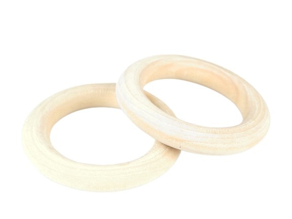 Wooden ring (2pcs) Ø48 mm for dream catcher / for decoration