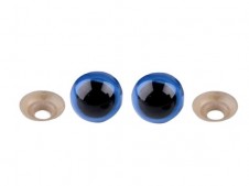 Bezpečnostní oči ⌀14 mm modrá - prodej po 4 ks