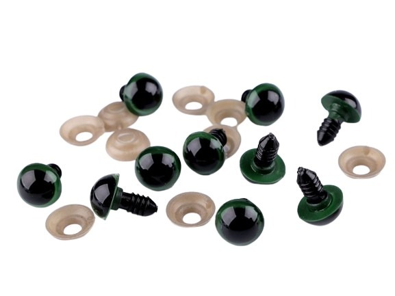 Safety eyes ⌀14mm green