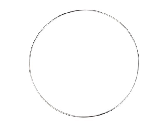 Kovový kruh na lapač snov / k dekorovanie ⌀25 cm