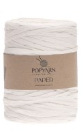 Papírová příze Paper B502 - bílá, 250g 360m