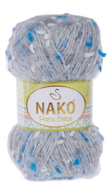 Knitting yarn Paris Bebe 21324 - grey