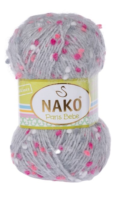 Włoczka Paris Bebe 21325  - szary