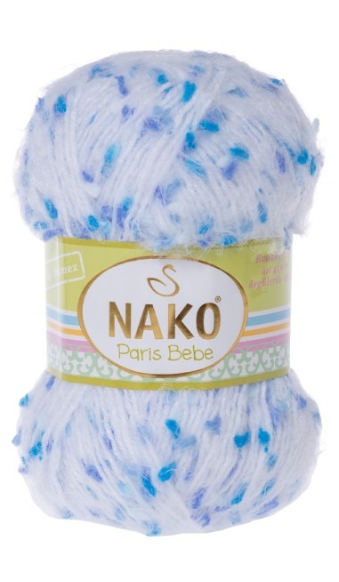 Knitting yarn Paris Bebe 21345 - blue