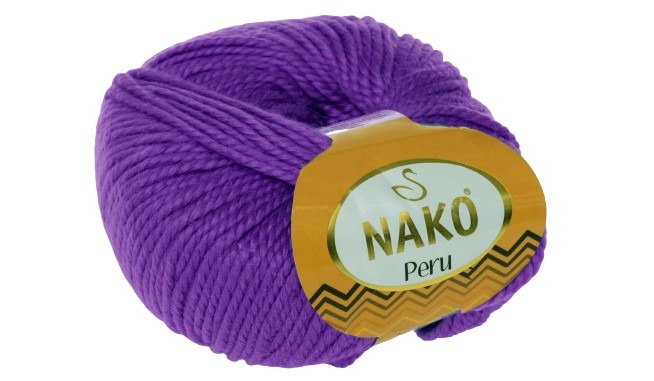 Włóczka Nako Peru 3260 - fioletowy - Nako Peru 3260 
