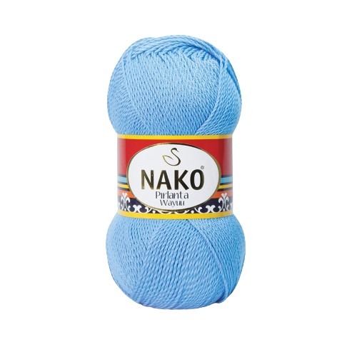 Priadza Nako Pirlanta Wayuu 6976 - modrá, mikrovlákno