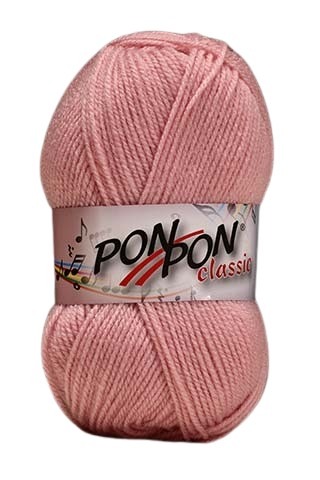 Knitting yarn PonPon Classic 418 - pink