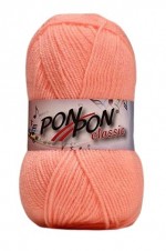Pletací příze PonPon Classic 501 - růžová