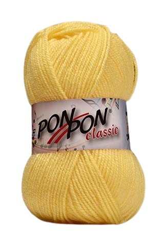 Strickgarn PonPon Classic 595 - gelb