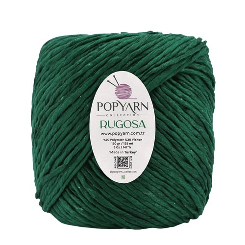 Příze Rugosa B10 - zelená, 150g 135m