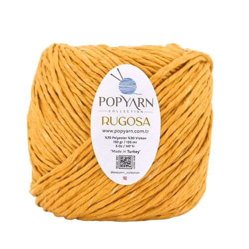 Příze Rugosa B11 - žlutá, 150g 135m