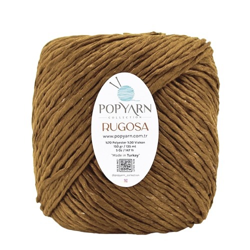 Příze Rugosa B13 - hnědá, 150g 135m