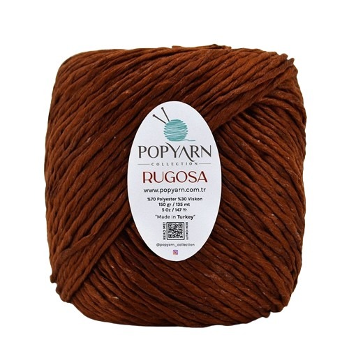 Příze Rugosa B02 - hnědá, 150g 135m