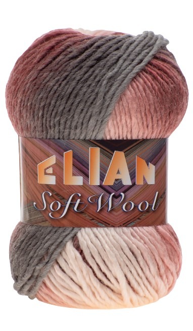 Příze Elian Soft Wool 354 - růžová