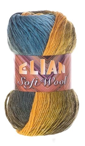 Knitting yarn Soft Wool 576 - yellow