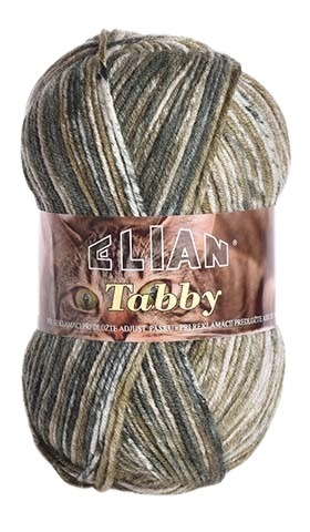 Příze Elian Tabby 31894 - zelená