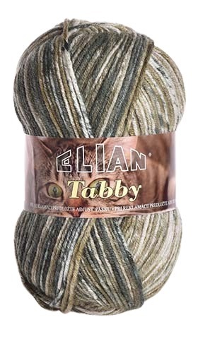 Knitting yarn Tabby 31894 - green
