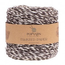 Papírová příze Twisted paper B513 - bílá, 250g 255m