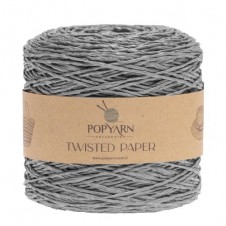 Papírová příze Twisted paper B514 - šedá, 250g 255m