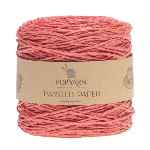Papírová příze Twisted paper B515 - růžová