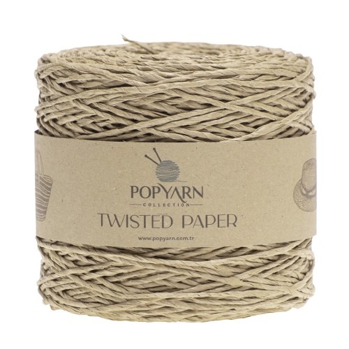 Papírová příze Twisted paper B518 - béžová, 250g 255m 