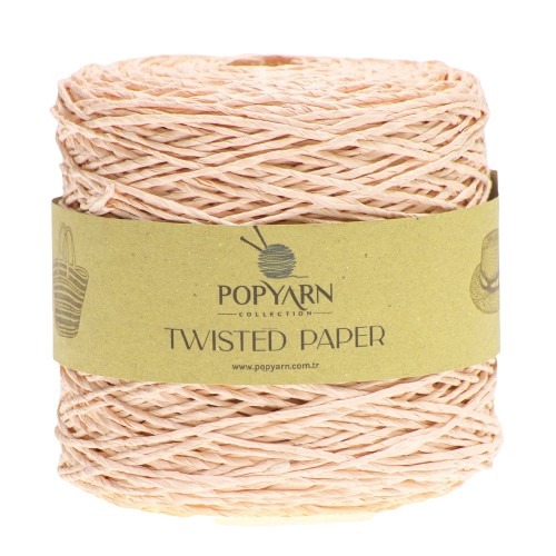 Papírová příze Twisted paper B524 - růžová, 250g 255m - kopie