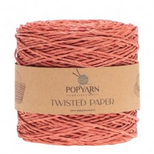 Papírová příze Twisted paper B527 - růžová, 250g 255m