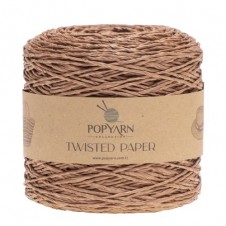 Papírová příze Twisted paper B540 - hnědá, 250g 255m 