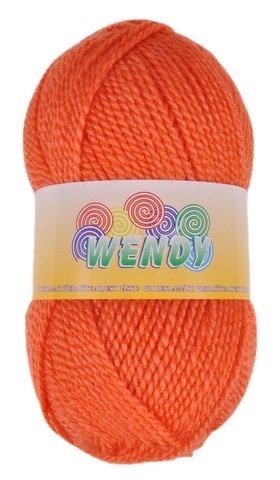 Knitting yarn Wendy 115 - orange