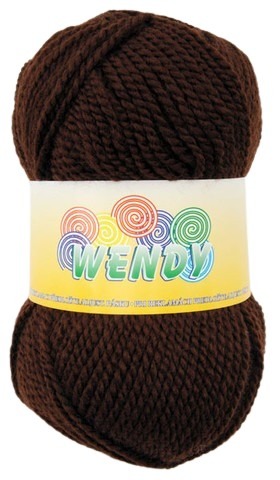 Knitting yarn Wendy 1182 - brown