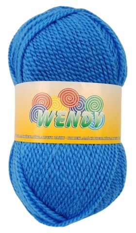 Knitting yarn Wendy 1256 - blue
