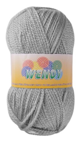 Knitting yarn Wendy 130 - grey