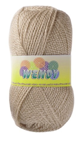 Knitting yarn Wendy 257 - brown