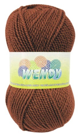 Knitting yarn Wendy 838 - brown