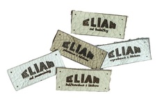 Étiquette en cuir Elian - un label de qualité pour votre produit