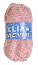 fil à tricoter Denim 775 - rose