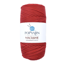 Macrame B007 - red, 100g 140m