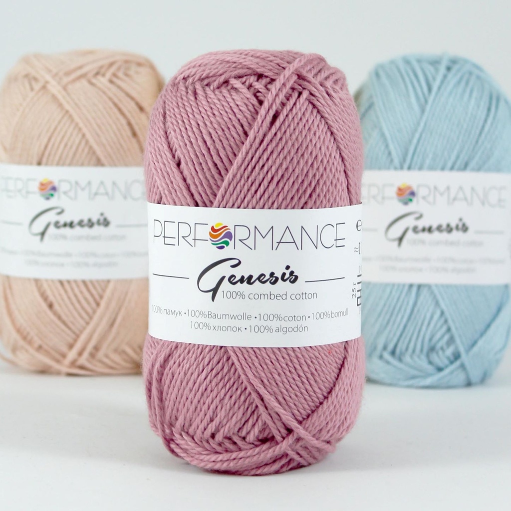 Bavlněná příze Genesis 2018 - starorůžová 50g 110m - Genesis 2018