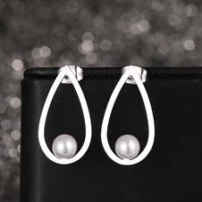 Boucles d'oreilles des larmes- en argent - Boucles des larmes