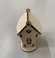 Wooden surprise house