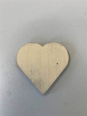 Drewniana dekoracja - serce