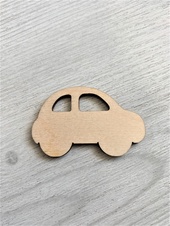 Wooden decoration - car