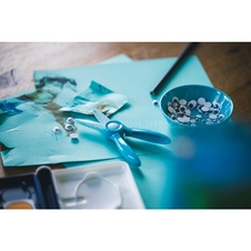 Premiers ciseaux pour enfants - turquoise - První nůžky pro děti - tyrkysové