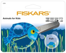 Children's scissors - fish - Sada dětských tvarových nůžek vzory ZOO