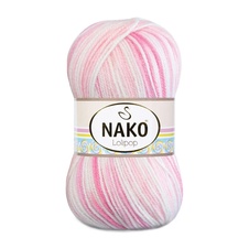 Strickgarn Lolipop 80430 - pink weiß