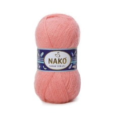 Fil à tricoter Nako Mohair Delicate 1292 - rose