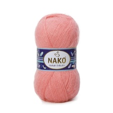 Pletací příze Nako Mohair Delicate 1292 - růžová